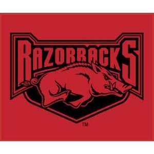  NCAA Sports Classic Blanket/Throw Arkansas Razorbacks   College 