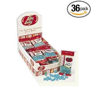 Jelly Belly Jelly Beans, Berry Blue, 1 Ounce Its A Boy Bags (Pack of 