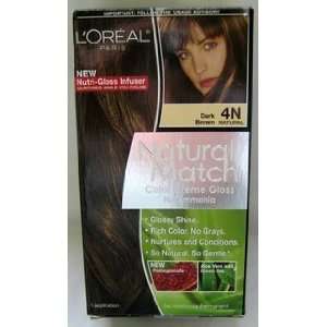  LOreal Natural Match Hair Color, 4N Dark Brown Beauty