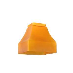 Meyda Tiffany 101510, 7W Bungalow Frosted Amber Replacement Shade