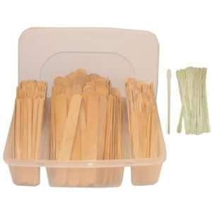 300 Piece Wood Wax Applicators In Plastic Storage Case ** With Free 25 