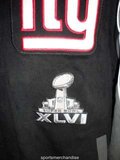 New York Giants NFL Super Bowl XLVI (46) Championship Twill Jacket XL 