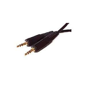 Stereo Audio Gold 3.5mm Jack to Jack lead for PC soundcard to speakers 