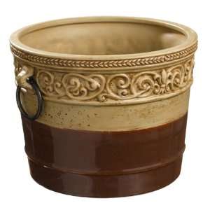  Grasslands Road Angels Court Small Brown Scroll Planter 