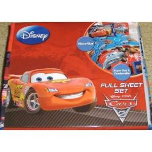   Lightning McQueen Mater 4 Piece Full Sheet Set