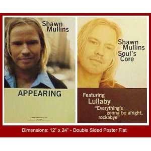 SHAWN MULLINS Double Sided Poster Flat 18x24