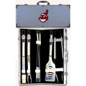  Cleveland Indians 8 Piece BBQ Set: Sports & Outdoors