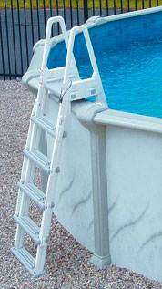 Frame Above Ground Pool Adjustable Ladder Confer 7000  