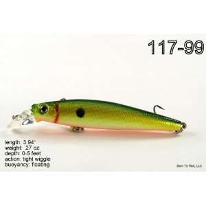  3.9 Shallow Diving Tennessee Shad Minnow Crankbait 