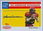 SENECA WALLACE 2003 03 TOPPS All AMERICAN RC ROOKIE AUTO AUTOGRAPH SP