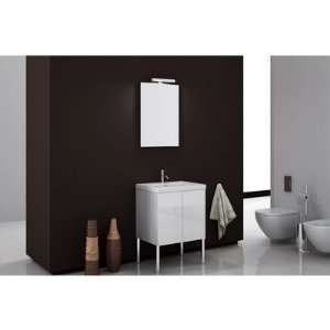  Space 23 Bathroom Vanity Set with Feet Finish: Glossy 