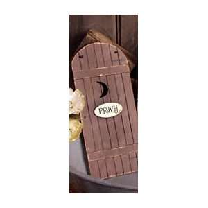  PRIVY Country Primitive Style Plaque w/ Hanger: Home 