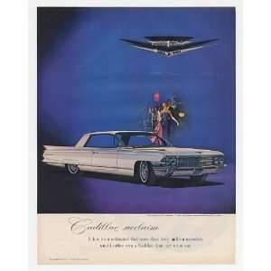    1962 White Cadillac Coupe de Ville Print Ad