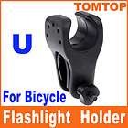 Cycling Bike Bicycle Led Flashlight Holder Front light Mount Clip 