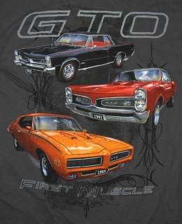 Pontiac GTO First Muscle Automobile Car T Shirt Tee  