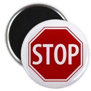  Creative Clam Service Dog Red Stop Sign Alert 2.25 Inch 
