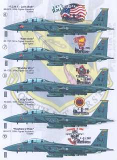 Print Scale Decals 1/48 F 15E EAGLE 9 11 NEVER FORGET Part 1  