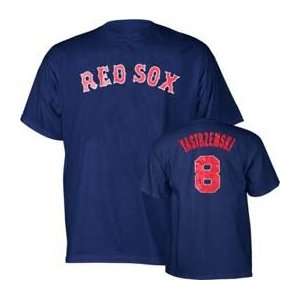  Boston Red Sox Carl Yastrzemski Name and Number T Shirt 