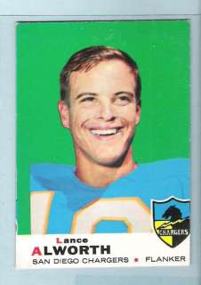 1969 Topps #69 Lance Alworth San Diego Chargers  