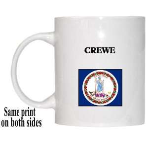  US State Flag   CREWE, Virginia (VA) Mug 
