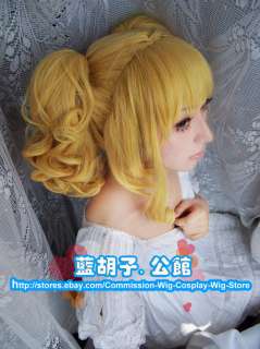 Short wig with two clips