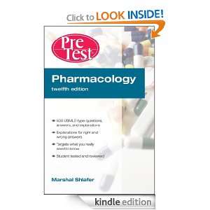 Pharmacology  PreTest Self Assessment and Review Marshal , PhD 