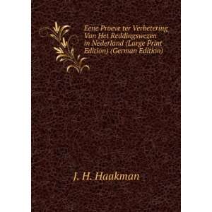  Nederland (Large Print Edition) (German Edition) J. H. Haakman Books