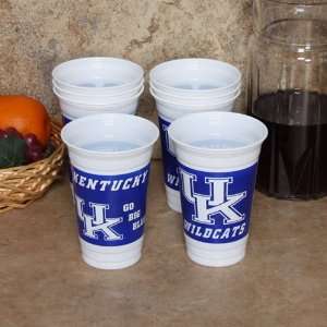  Kentucky Wildcats 8 Pack Plastic Cups: Sports & Outdoors