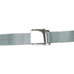 AutoLoc 188136 Grey 3 Point Retractable Seat Belt with Airplane Buckle