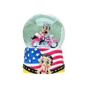  Betty Boop Biker American Rider Mini Snow Globe: Toys 