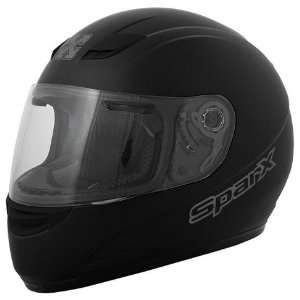 SparX DOT S 07 Solid Vented Full Face Anti Fog Visor Street Helmet (3 