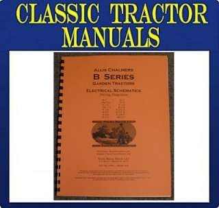 Allis Chalmers B Series LGT ELECTRICAL SCHEMATIC manual  