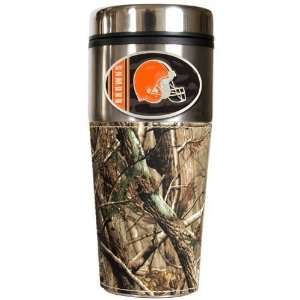   Browns Open Field Travel Tumbler with Camo Wrap
