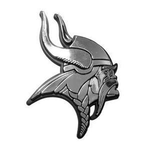  Minnesota Vikings NFL Silver Auto Emblem: Sports 