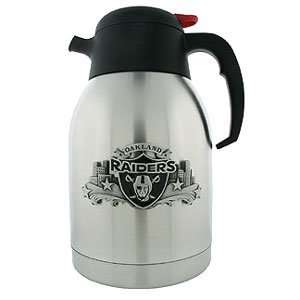  Oakland Raiders 2 Liter Coffee Carafe   NFL Football Fan 