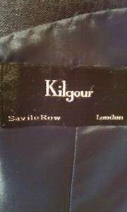   Jacket by Kilgour, No. 8 Savile Row. One Button, Peak Lapels  