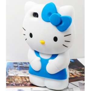  3D Hello Kitty Cute Soft Silicone Back Skin Case Cover for 
