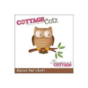  CottageCutz Die 4X4 Stylized Owl