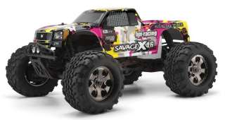 NEW! HPI Racing 1/8 Savage X 4.6 2.4GHz RTR Yellow/Pink 4944258003788 