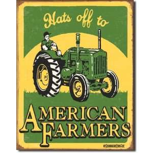  Schonberg American Farmer Metal Tin Sign Nostalgic: Home 