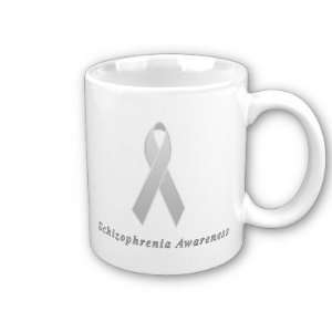  Schizophrenia Awareness Ribbon Coffee Mug 