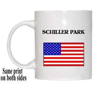  US Flag   Schiller Park, Illinois (IL) Mug Everything 