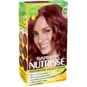    Garnier Nutrisse Hair Color #69 Intense Auburn (Pack of 3) Beauty