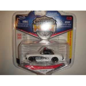   City Heat 57 Chevy Corvette Police White/Black #034: Toys & Games