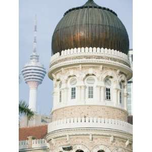 Kl Tower and Sultan Abdul Samad Building, Merdeka Square, Kuala Lumpur 