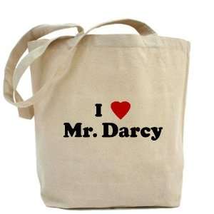  I Love Mr. Darcy Humor Tote Bag by CafePress: Beauty