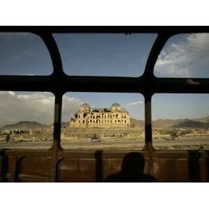  Afghan Drives Past the Darul Amans Palace in the City of 