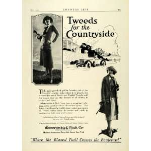  1922 Ad Abercrombie Fitch Sporting Goods Women Scotch 