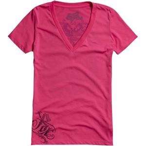  Fox Racing Womens Formation V Neck T Shirt   Large 