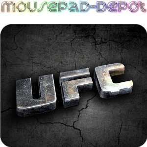  UFC Metalic Logo Premium Quality Mousepad 7.75 x 9.25 